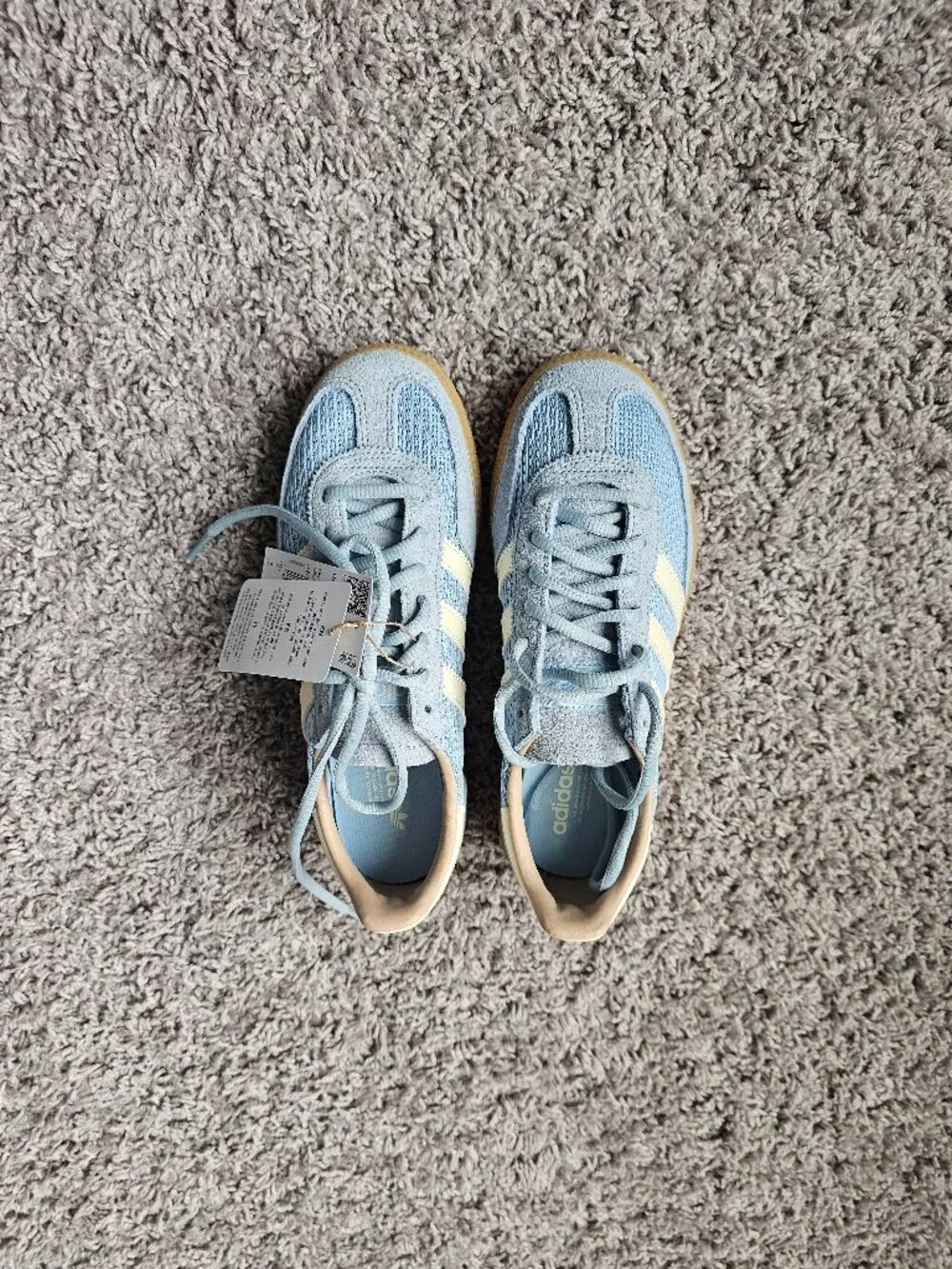 Adidas Handball Spezial shoes women's 5 in light blue